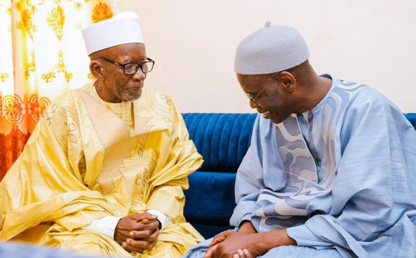 Gamou de Médina Baye : Al Aminou Lô rend une visite de courtoisie au Khalife Cheikh Mahi Niass