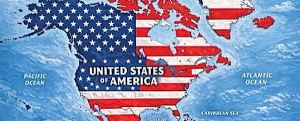 Donald Trump publie une carte des États-Unis avec des territoires français