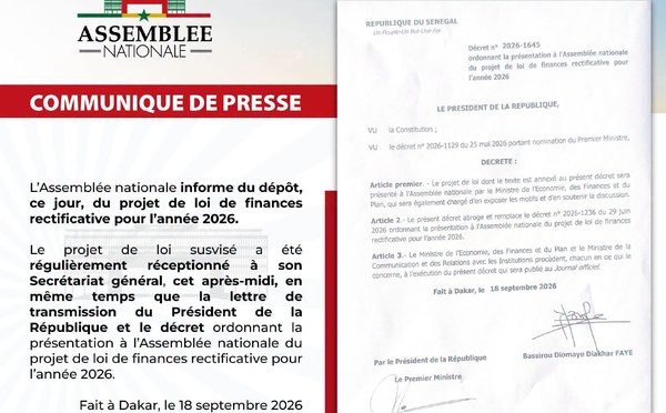 Budget de l’État : Sous le contreseing d'Ousmane Sonko, le gouvernement passe à l’offensive parlementaire