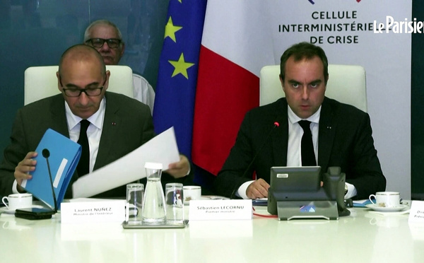Sébastien Lecornu préside une cellule interministérielle de crise à Beauvau