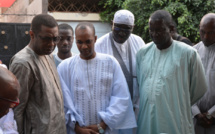 Youssou Ndour et sa délégation à la maison mortuaire