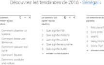 Voici ce que les Sénégalais ont cherché en 2016 #YearInSearch2016 sur google.SN: comment charmer un homme en tête