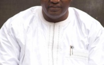 Une photo d’Adama Barrow s’affiche sur le site de la présidence gambienne