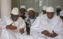 Le Président Macky et son homologue Gambien ont prié à la grande mosquée Omarienne