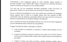 Législatives 2017 : Macky Sall préconise des recommandations à ses alliés de Benno Bokk Yakaar (DOCUMENT)