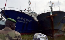 Sept bateaux chinois arraisonnés par la Marine sénégalaise