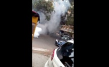 La police a dispersé ce jeudi les opposants à coups de grenades lacrymogènes.