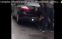 Un sénégalais maltraité par des policiers français – Regardez