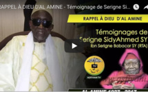 Serigne Sidy Ahmed Sy magnifie Al Amine