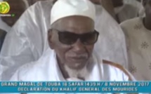 La déclaration du Khalife des mourides, Serigne Cheikh Sidy Mokhtar