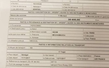 Farba Ngom avait dans ses bagages 38.600 euros (Documents)
