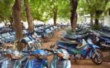 Kaolack : Des centaines de motos "Jakarta" immobilisées par la municipalité