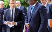 Emmanuel Macron à Saint Louis au mois de Février