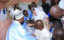 Léna Sène à Touba chez son marabout Serigne Bass Abdou Khadre