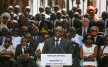 Voici le discours intégral du Pr Macky Sall à l'occasion de l'hommage national au ministre, chef de protocole Bruno Diatta