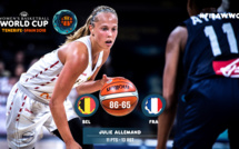 Basket-ball-Mondial féminin: La Belgique bat la France( 86-65) et file en demi-finales
