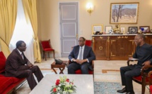 Palais: Thione Seck reçu en audience par Macky Sall