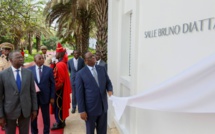 La salle du Conseil des ministres a été officiellement rebaptisée "Bruno Diatta"
