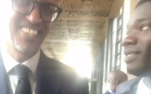 Guin Thieuss avec Son Excellence Mr Paul Kagame President de la Republique du Rwanda et President de l’Union Africaine en exercise dans le cadre du Forum International de Dakar.