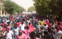 MATAM : MARCHE DE PROTESTATION CONTRE LES RETARDS DANS DES TRAVAUX D’INFRASTRUCTURE