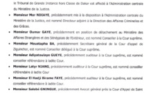 VASTE MOUVEMENT DANS LA JUSTICE: Les nominations du Conseil supérieur de la Magistrature