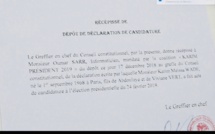Conseil constitutionnel : Karim Wade obtient son récépissé de déclaration de candidature