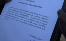 Conseil constitutionnel : Le récépissé de déclaration de candidature de Khalifa Sall