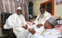 Macky Sall chez Thierno Bachir : « je suis venu en tant que fils et talibé »