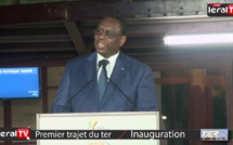 idéo - Macky Sall : "Ainsi dit, ainsi fait, nous y voilà, le Train Express Régional est là dans le temps de l'action"