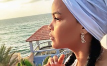 Karina toute resplendissante dans sa... "Ndokette"
