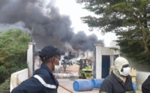Violent incendie à Mbao dans la zone franche industrielle