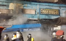 URGENT- Grave incendie au marché Sandaga