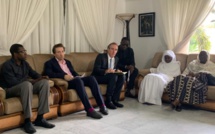 Présentation de condoléances : L’Ambassadeur de la France au Sénégal Jean Christophe Bigot chez Ousmane Tanor Dieng