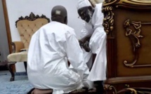 TOUBA: Première visite de Mahammad Dionne après sa sortie d’hôpital auprès du Khalife Général des Mourides