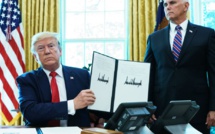 Donald Trump annonce la mort d'Abou Bakr al-Baghdadi, chef de l'organisation État islamique Donald Trump annonce la mort d'Abou Bakr al-Baghdadi, chef de l'organisation État islamique