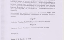 Dernière minute: Le président Jomav a nommé un nouveau Premier ministre Dernière minute: Le président Jomav a nommé un nouveau Premier ministre