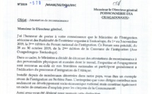 Voici la lettre du ministère de l'Intégration africaine qui honore Harouna Dia !