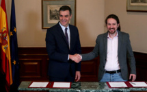 En Espagne, le parti socialiste et Podemos s'entendent pour former un gouvernement En Espagne, le parti socialiste et Podemos s'entendent pour former un gouvernement