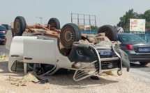 Urgent : Un 4x4 type L200 fait un tonneau sur la VDN Urgent : Un 4x4 type L200 fait un tonneau sur la VDN