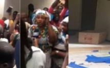 Manifestation anti-Condé devant l'ambassade de la Guinée au Sénégal Manifestation anti-Condé devant l'ambassade de la Guinée au Sénégal