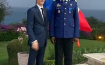 Le Colonel Daouda Diop Gouverneur militaire du Palais  élevé au Grade de chevalier de l'ordre du Mérite Français