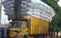 Touba : 15 camions remplis d’arachide arrêtés par le service du commerce Touba : 15 camions remplis d’arachide arrêtés par le service du commerce