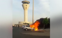 Incendie d’un véhicule à AIBD : la précision des pompiers de l'APPAS Incendie d’un véhicule à AIBD : la précision des pompiers de l'APPAS