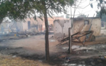 Louga : Un incendie ravage des cases à Ngar Peul Louga : Un incendie ravage des cases à Ngar Peul