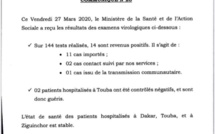 Le point sur le coronavirus au Sénégal
