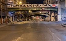 OM : une banderole en hommage à Pape Diouf à Marseille