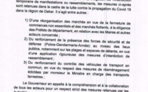 Le gouverneur de Dakar corse le contrôle (document)