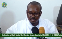 Urgent - Déclaration du Khalif Général des Mourides Serigne Mountakha MBACKE