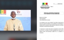 [Document] Covid-19 : Voici le memo de Mansour Faye sur le processus d'acquisition et de transport de l'aide alimentaire