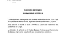 URGENT ! Le Sénégal enregistre un 6ème cas de décès (DOCUMENT)